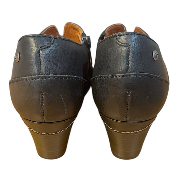 Pikolinos Lillie Black Brown Leather Pumps/Ankle Booties‎ Women's EU 36 (5.5-6) - Picture 3 of 16